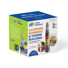 Load image into Gallery viewer, "Little Engineer | Learning Numbers & Tower building | Early learning toy | Early Math | Problem Solving| Motor Skills | Age 2+ "