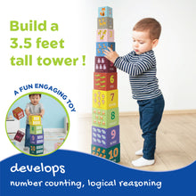 Load image into Gallery viewer, "Little Engineer | Learning Numbers & Tower building | Early learning toy | Early Math | Problem Solving| Motor Skills | Age 2+ "