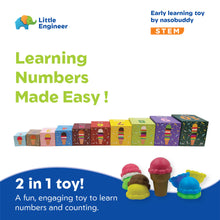 Load image into Gallery viewer, "Little Engineer | Learning Numbers & Tower building | Early learning toy | Early Math | Problem Solving| Motor Skills | Age 2+ "