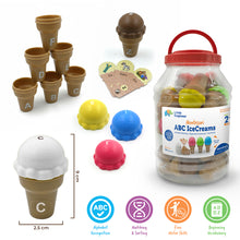 Load image into Gallery viewer, Little Engineer Montessori ABC Ice Creams – 130 Piece Early Learning Set
