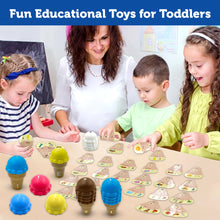Load image into Gallery viewer, Little Engineer Montessori ABC Ice Creams – 130 Piece Early Learning Set
