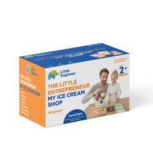 Load image into Gallery viewer, Little Engineer | My Ice Cream Shop – 40 Piece STEM Play set
