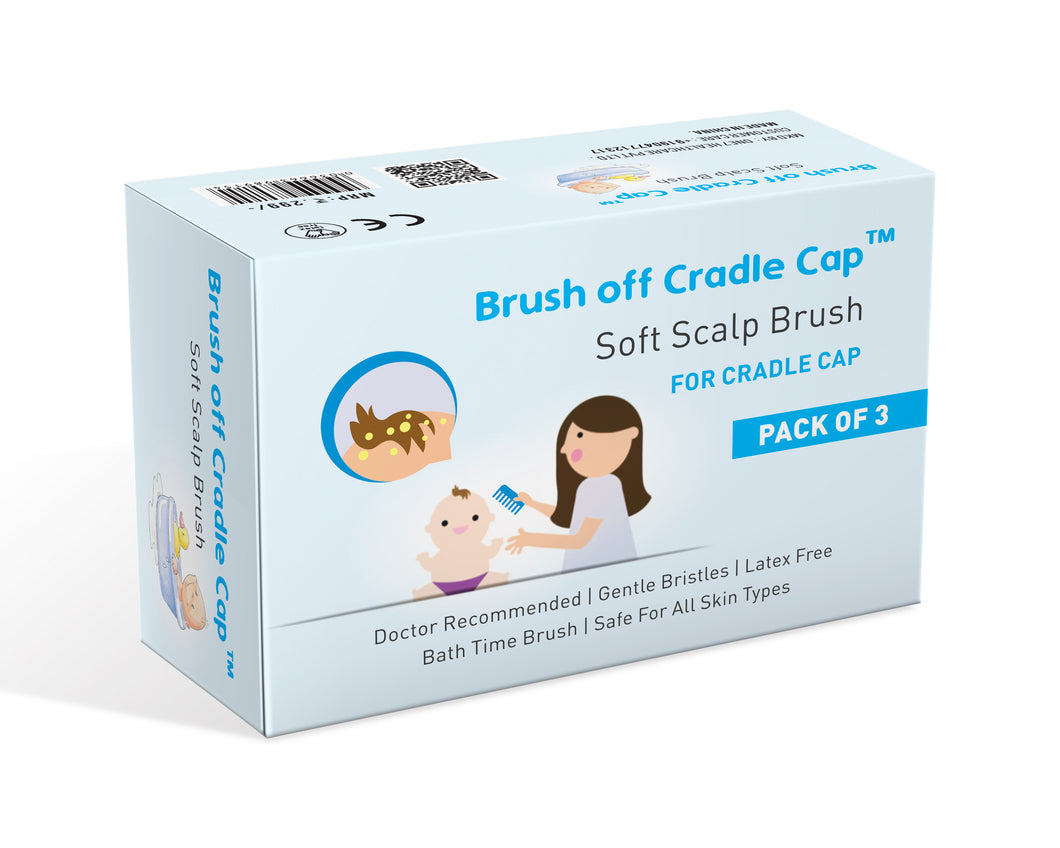 Brush Off Cradle cap™ Soft Scalp Brush
